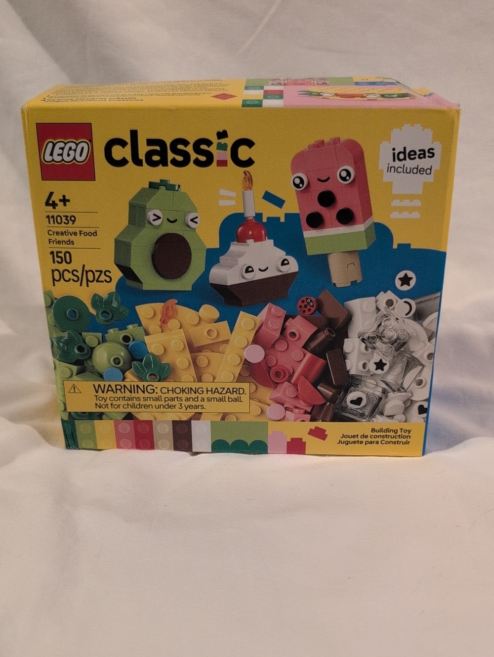 LEGO Classic Creative Food Friends Building Set - Yellow, Pink, Green